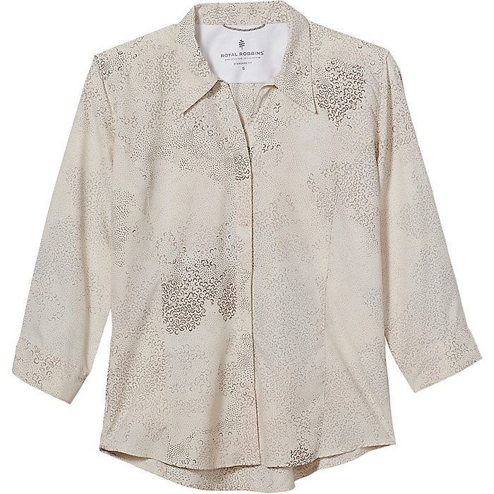 Royal Robbins Women's Expedition Print 3/4 Sleeve Shirt 1 Royal Robbins Women's Expedition Print 3/4 Sleeve Shirt