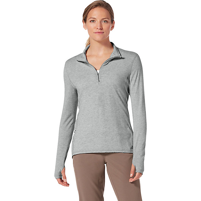 Royal Robbins Women's Venturelayer 200 1/4 Zip LS Top 1 Royal Robbins Women's Venturelayer 200 1/4 Zip LS Top